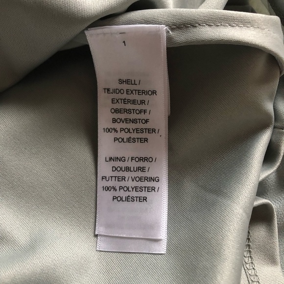 Adrianna Papell Embellished Mesh Bodice Gown Dress - Picture 6 of 8